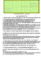 Đề thi violympic môn Toán Khối 4 - Vòng 9 - Năm học 2015-2016